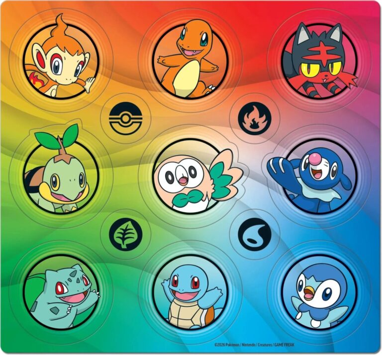 Stickerbogen der Serie 1