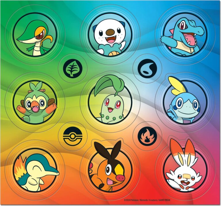 Stickerbogen der Serie 2
