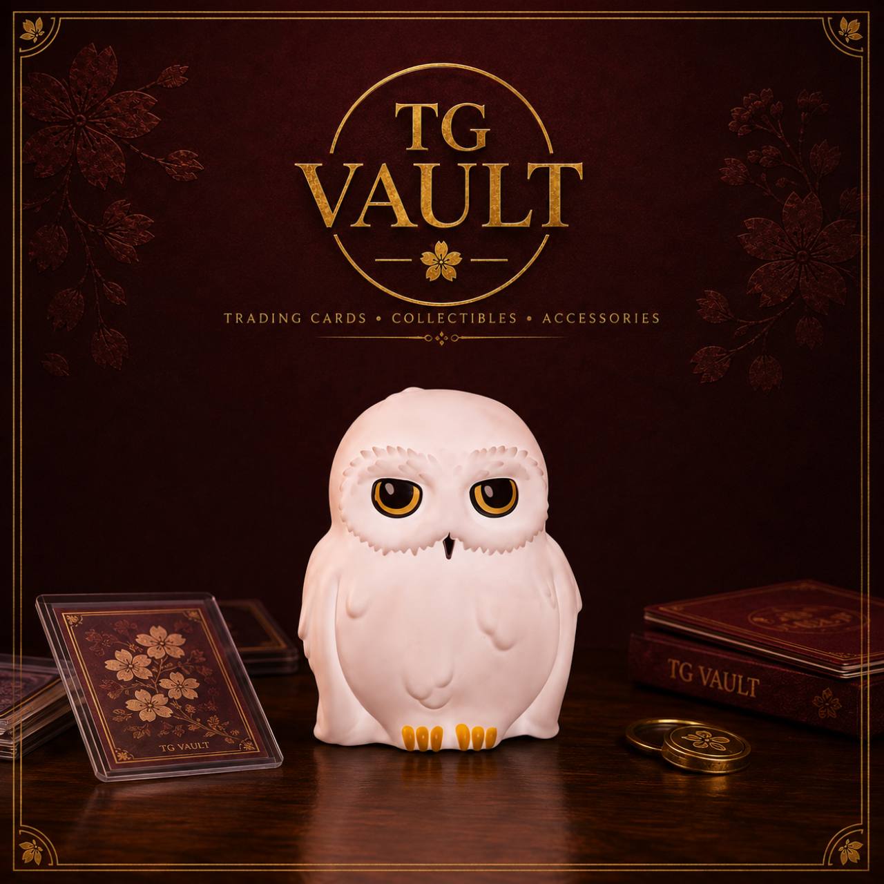 Harry Potter Hedwig LED-Lampe im TG-Vault-Editorialmotiv