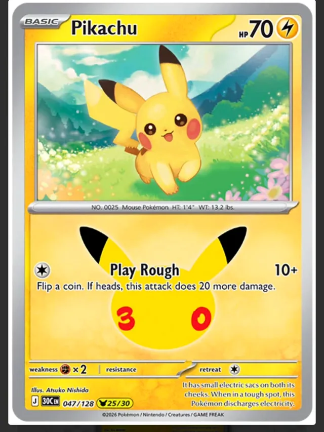 Pokémon 30 Jahre Preview Karte 14: Weitere Preview-Karte
