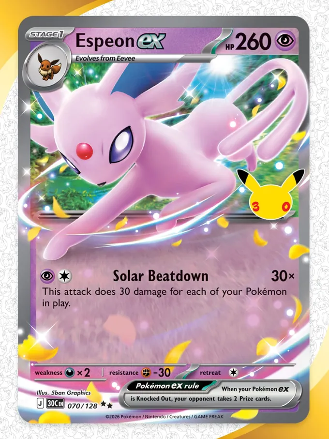 Pokémon 30 Jahre Reveal: Psiana-ex 070/128