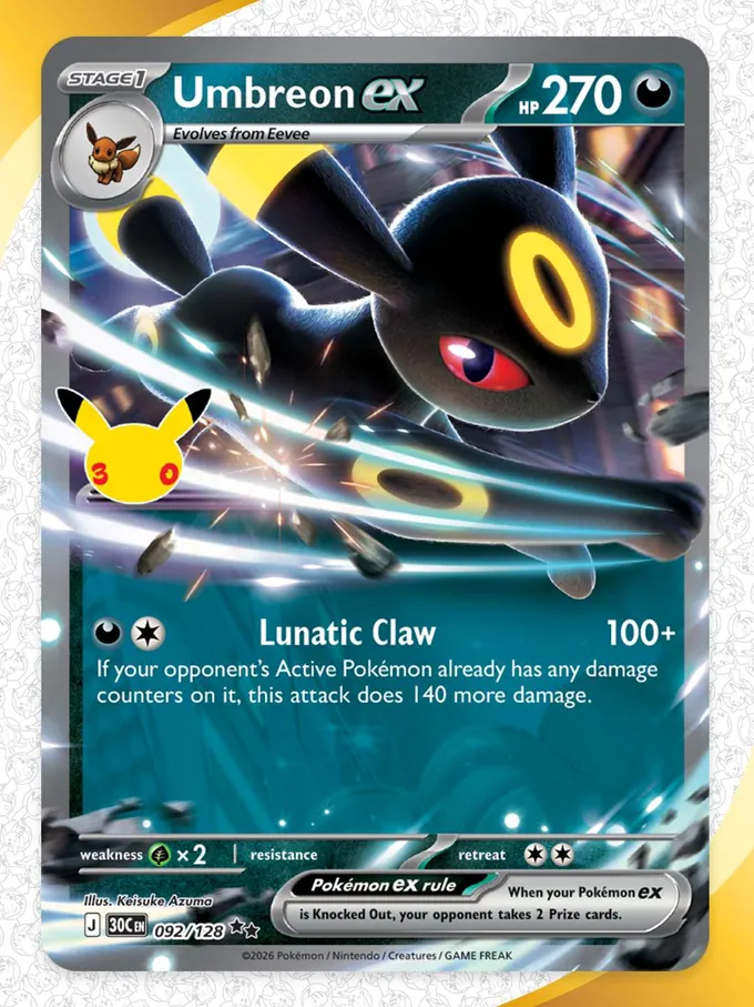 Pokémon 30 Jahre Reveal: Nachtara-ex 092/128