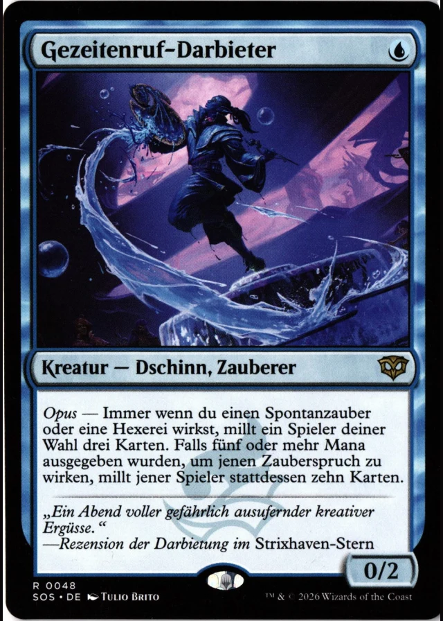 Gezeitenruf-Darbieter 0048 aus Geheimnisse von Strixhaven auf Deutsch