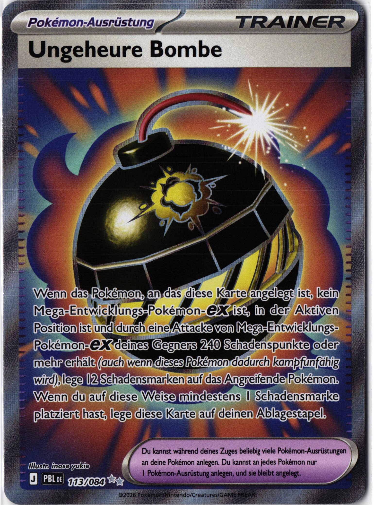 Ungeheure Bombe