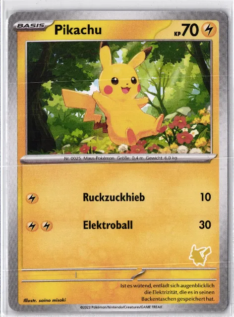 Pikachu My First Battle Vorderseite