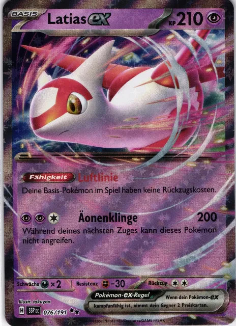 Surging Sparks / Stürmische Funken Pokémon-Karten