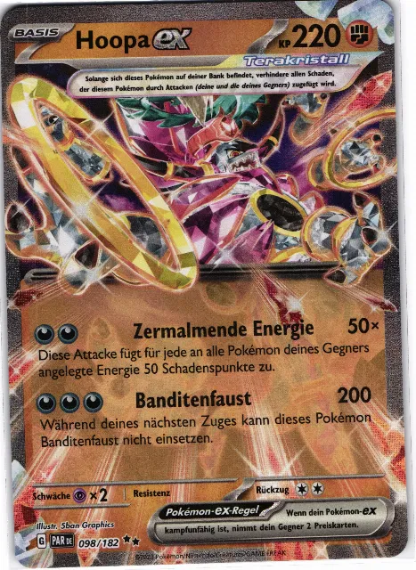 Hoopa ex Paradox Rift 098/182 Vorderseite