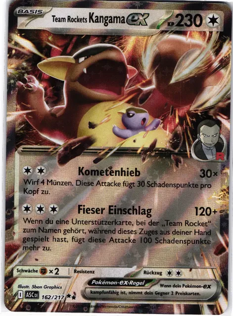 Team Rocket's Kangaskhan ex Ascended Heroes 162/217 Vorderseite