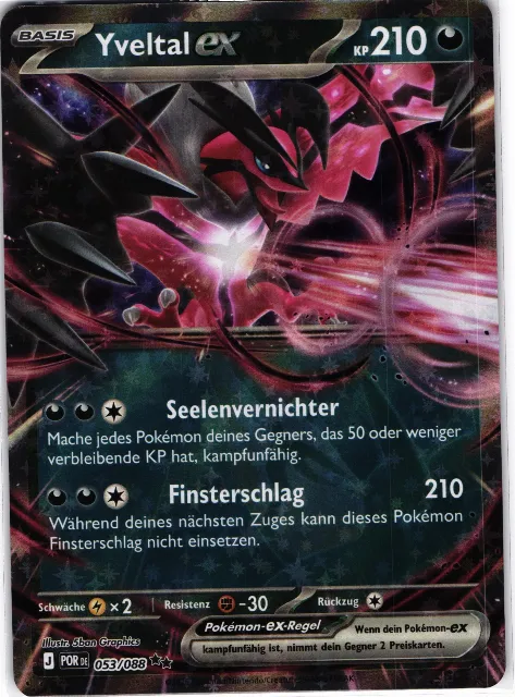 Yveltal ex Optimale Ordnung 053/088 Vorderseite