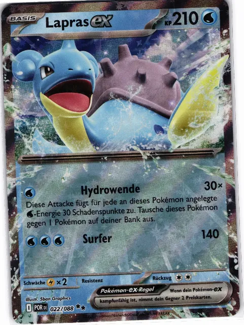 Lapras ex Optimale Ordnung 022/088 Vorderseite