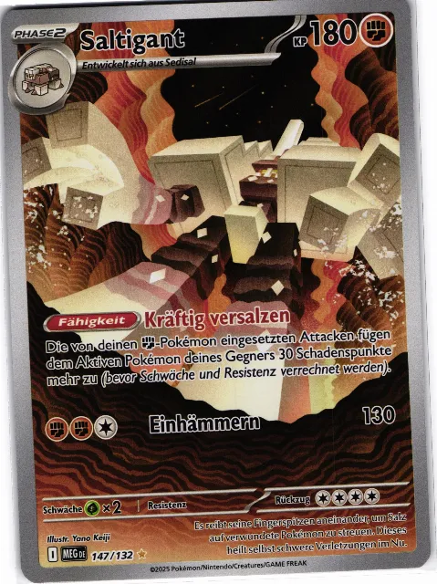 Garganacl Mega Evolution 147/132 Vorderseite