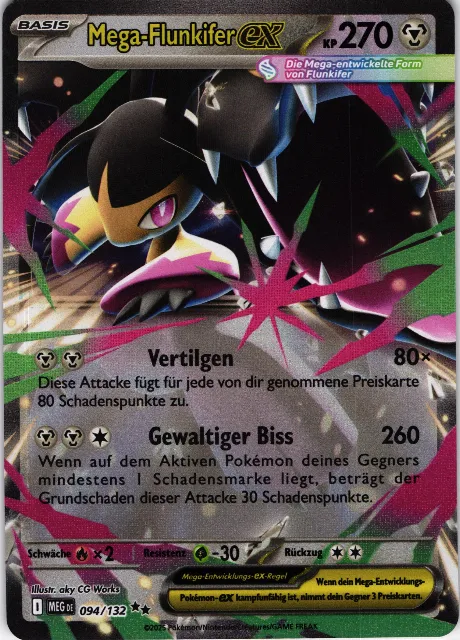 Mega Mawile ex Mega Evolution 094/132 Vorderseite