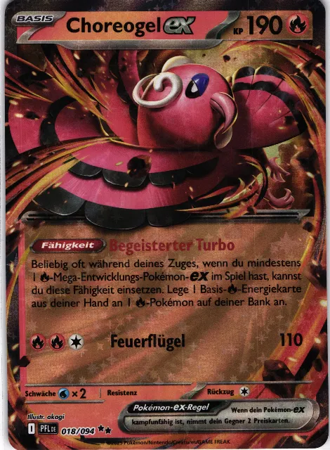 Oricorio ex Phantasmal Flames 018/094 Vorderseite