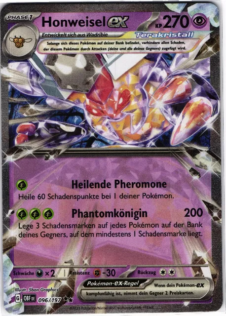 Vespiquen ex Obsidian Flames 096/197 Vorderseite