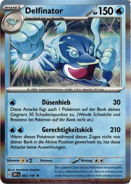 Delfinator Obsidianflammen 062/197 Vorderseite