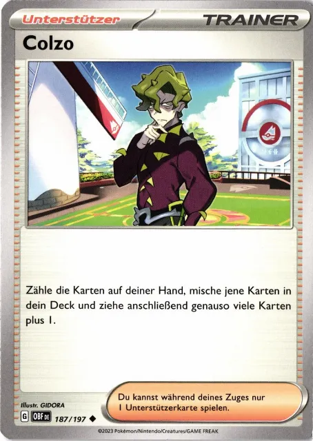Colzo Obsidianflammen 187/197 Vorderseite