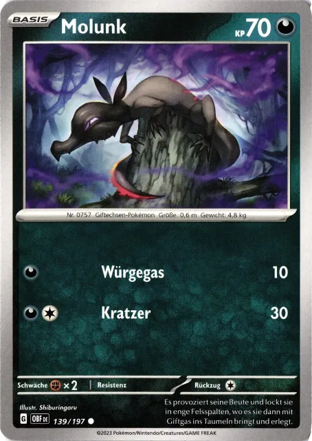 Molunk Obsidianflammen 139/197 Vorderseite