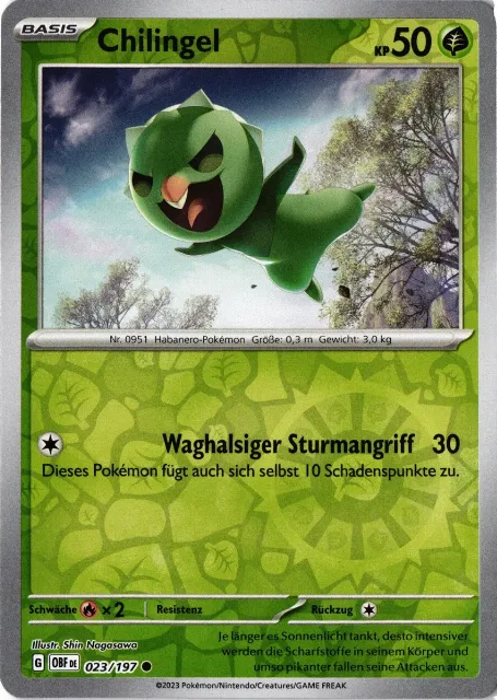 Chilingel Obsidianflammen 023/197 Vorderseite
