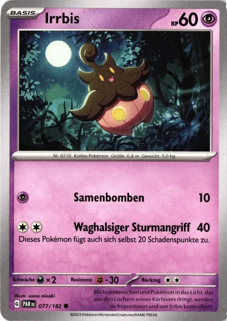 Irrbis Paradoxrift 077/182 Vorderseite