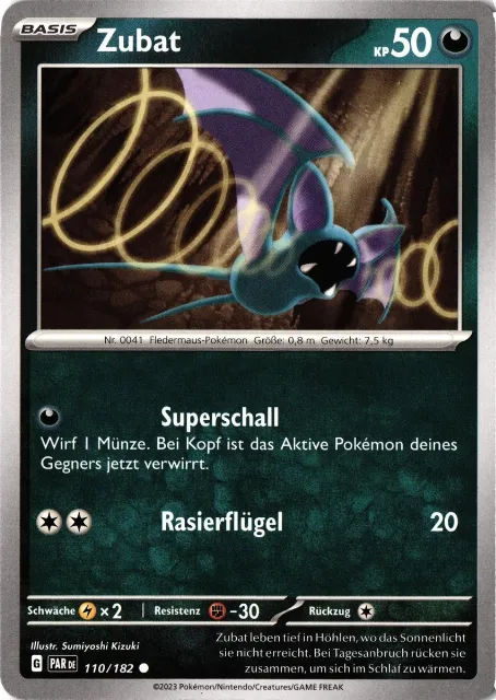 Zubat Paradoxrift 110/182 Vorderseite