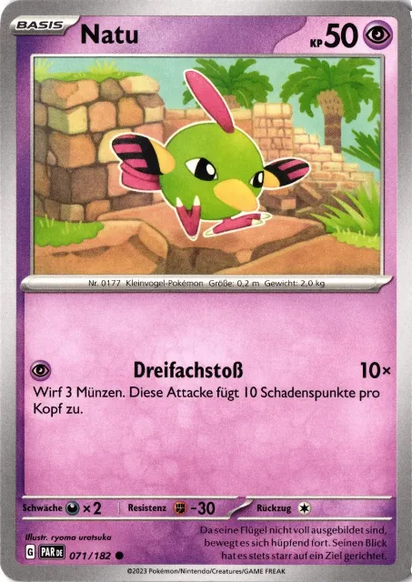 Natu Paradoxrift 071/182 Vorderseite