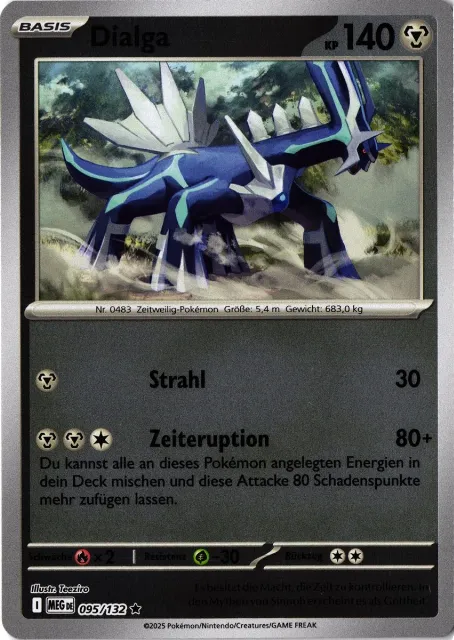 Dialga Mega-Entwicklung 095/132 Vorderseite