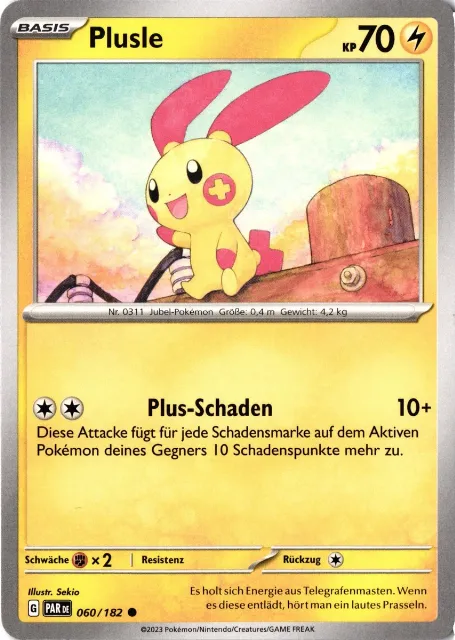 Plusle Paradoxrift 060/182 Vorderseite