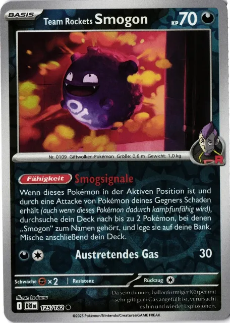 Team Rockets Smogon Ewige Rivalen 125/182 Vorderseite
