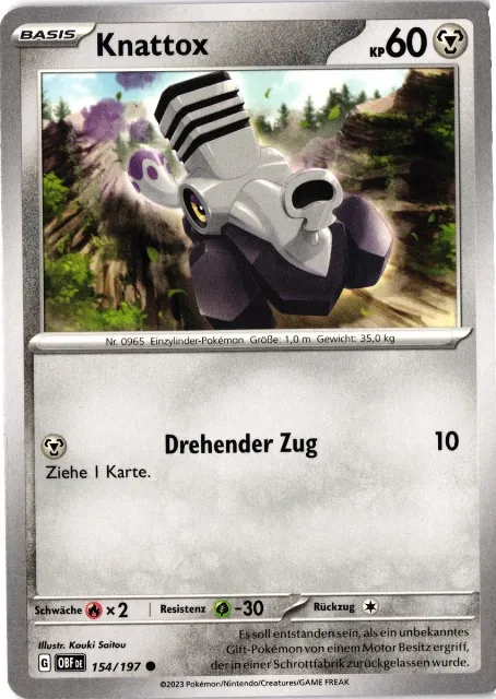 Knattox Obsidianflammen 154/197 Vorderseite