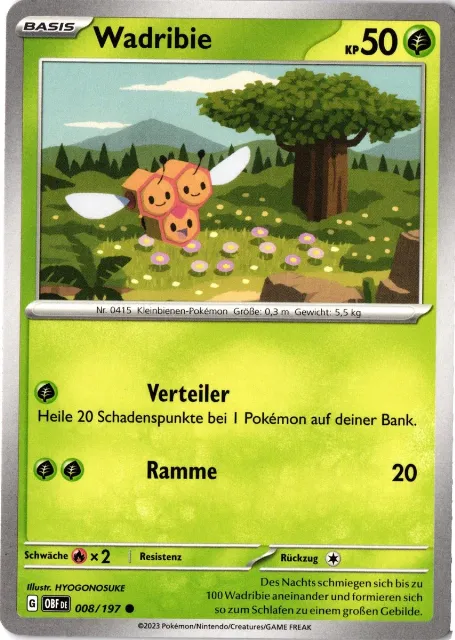 Wadribie Obsidianflammen 008/197 Vorderseite