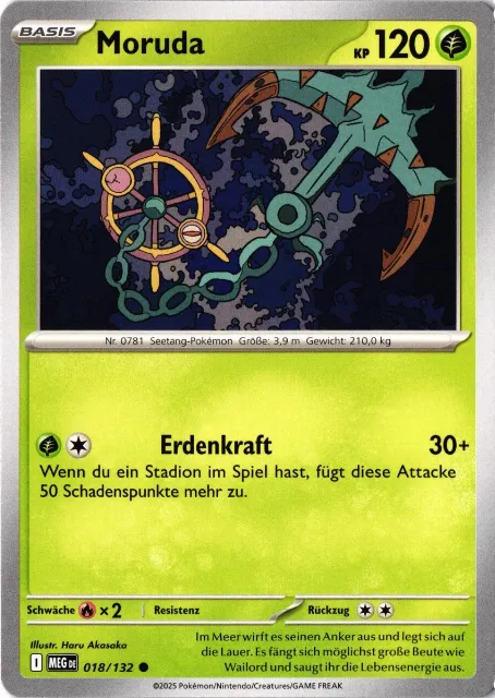 Moruda Mega-Entwicklung 018/132 Vorderseite
