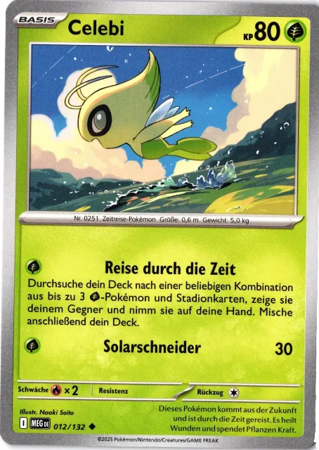 Celebi Mega-Entwicklung 012/132 Vorderseite