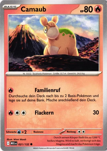 Camaub Mega-Entwicklung 021/132 Vorderseite
