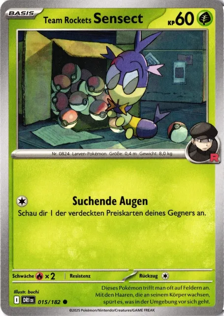 Team Rockets Sensect Ewige Rivalen 015/182 Vorderseite