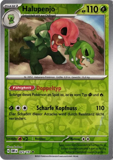 Halupenjo Obsidianflammen 025/197 Vorderseite