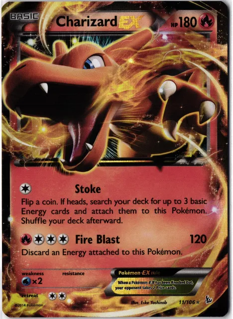 Charizard ex Obsidian Flames 125/197 Vorderseite