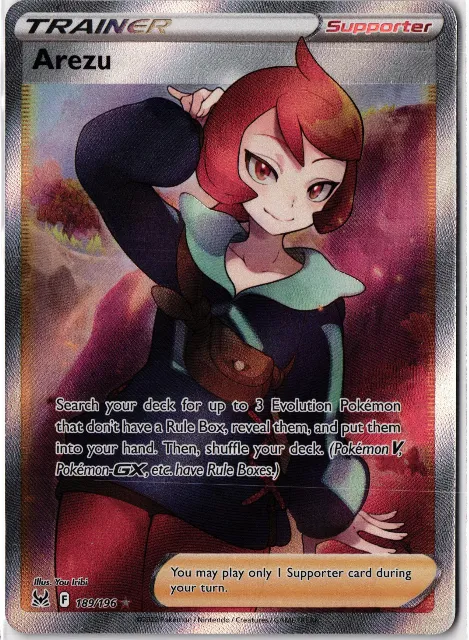 Arezu Lost Origin 189/196 Vorderseite