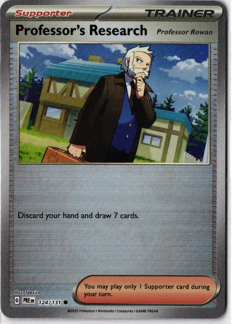 Professor's Research - Professor Rowan English Modern 124 Vorderseite