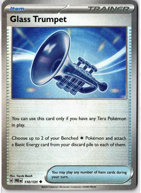 Glass Trumpet Prismatic Evolutions: Additionals 110 Vorderseite