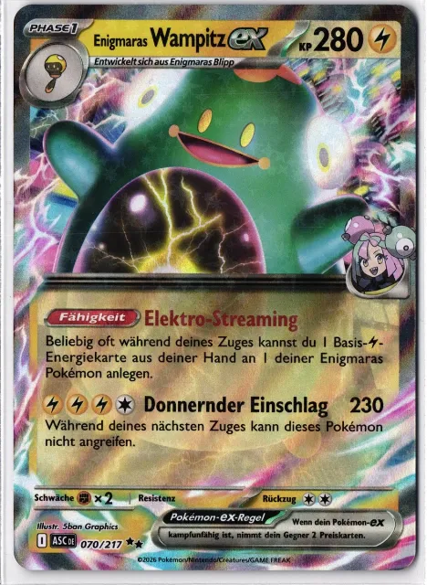 Enigmaras Wampitz ex Erhabene Helden 070/217 Vorderseite