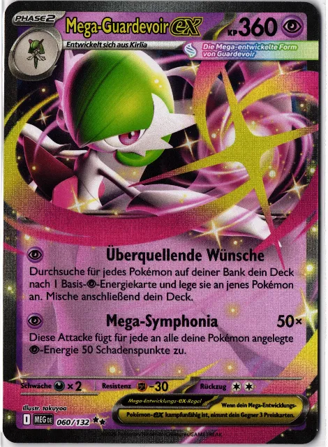 Mega-Guardevoir ex Mega Evolution 060/132 Vorderseite