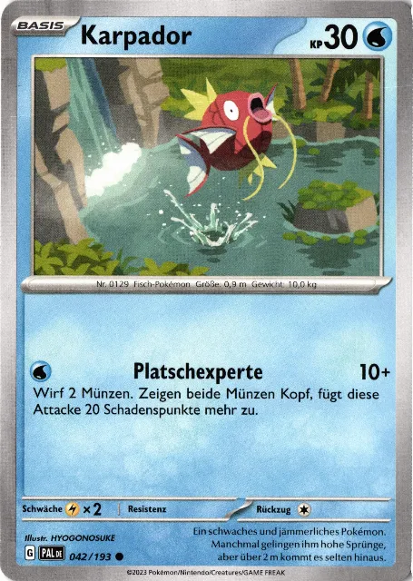 Karpador Paldea Evolved 042/193 Vorderseite
