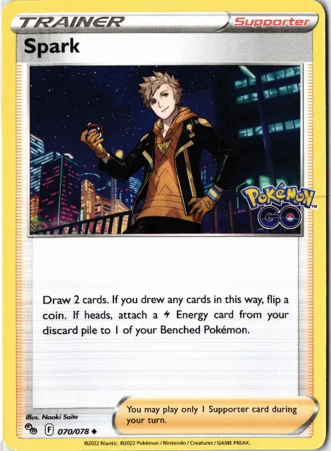 Spark Pokémon GO 070/078 Vorderseite