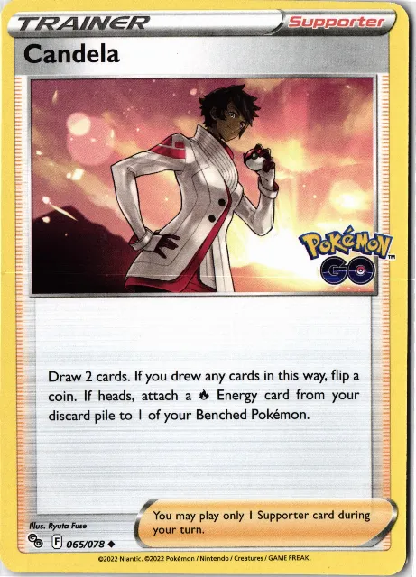 Candela Pokémon GO 065/078 Vorderseite
