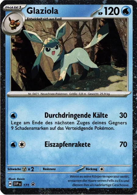 Eigener TG-Vault-Scan: Glaziola – SVP 171 Promo, deutscher Originalkartenscan