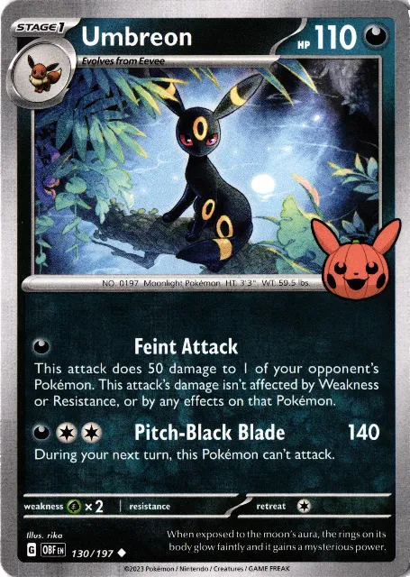Umbreon Trick or Trade 2024