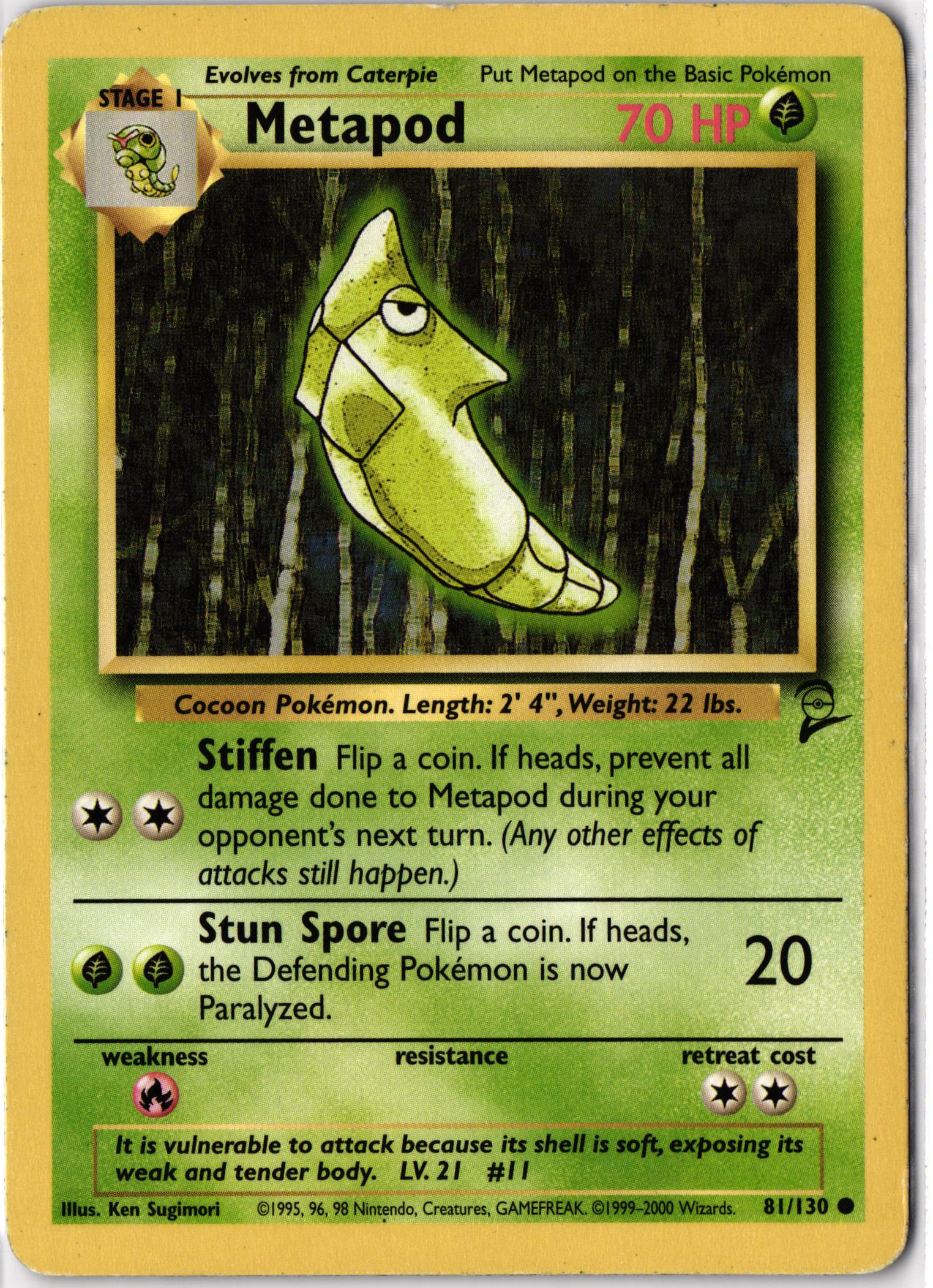 Metapod – Base Set 2