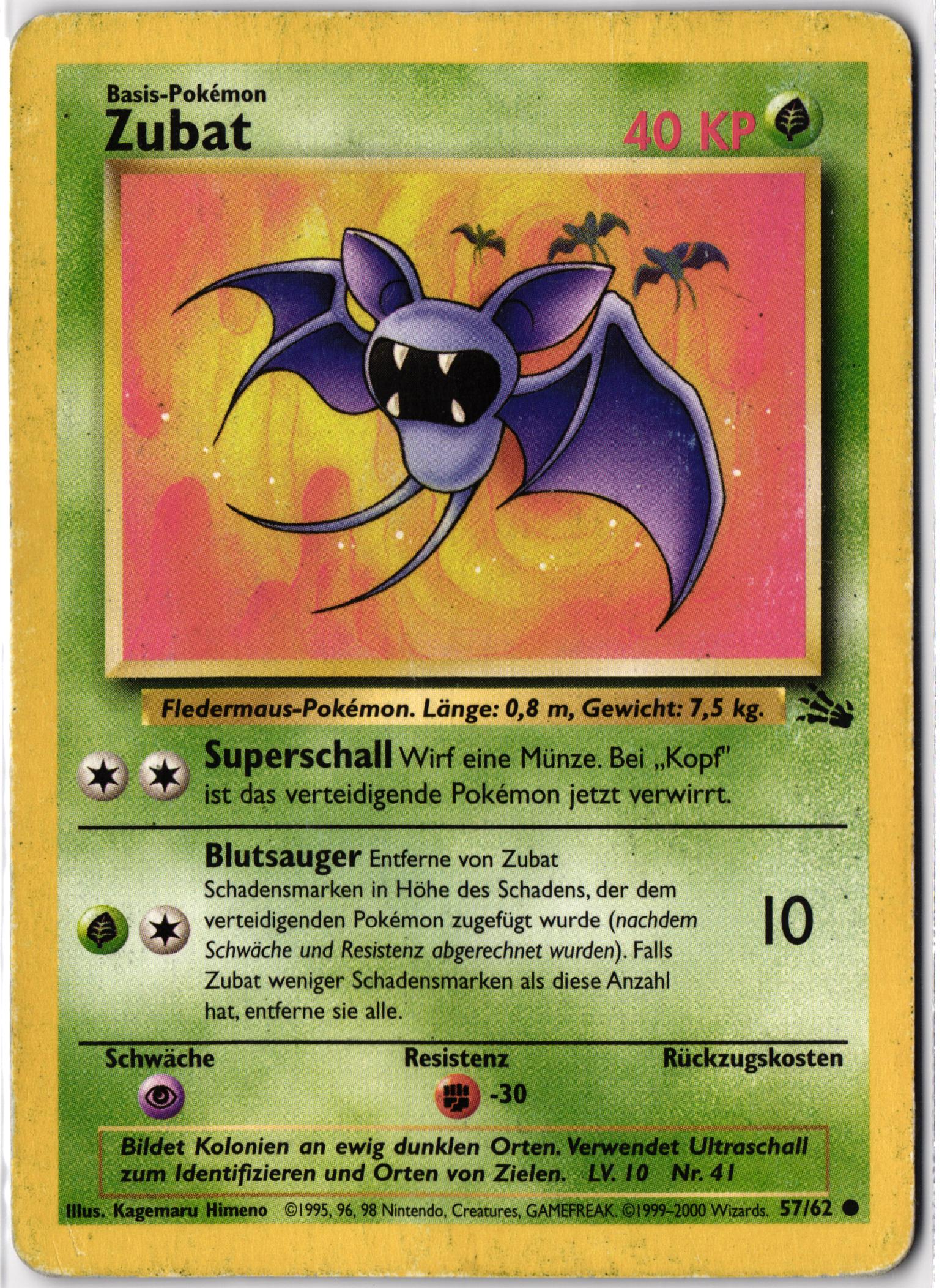 Zubat – Fossil