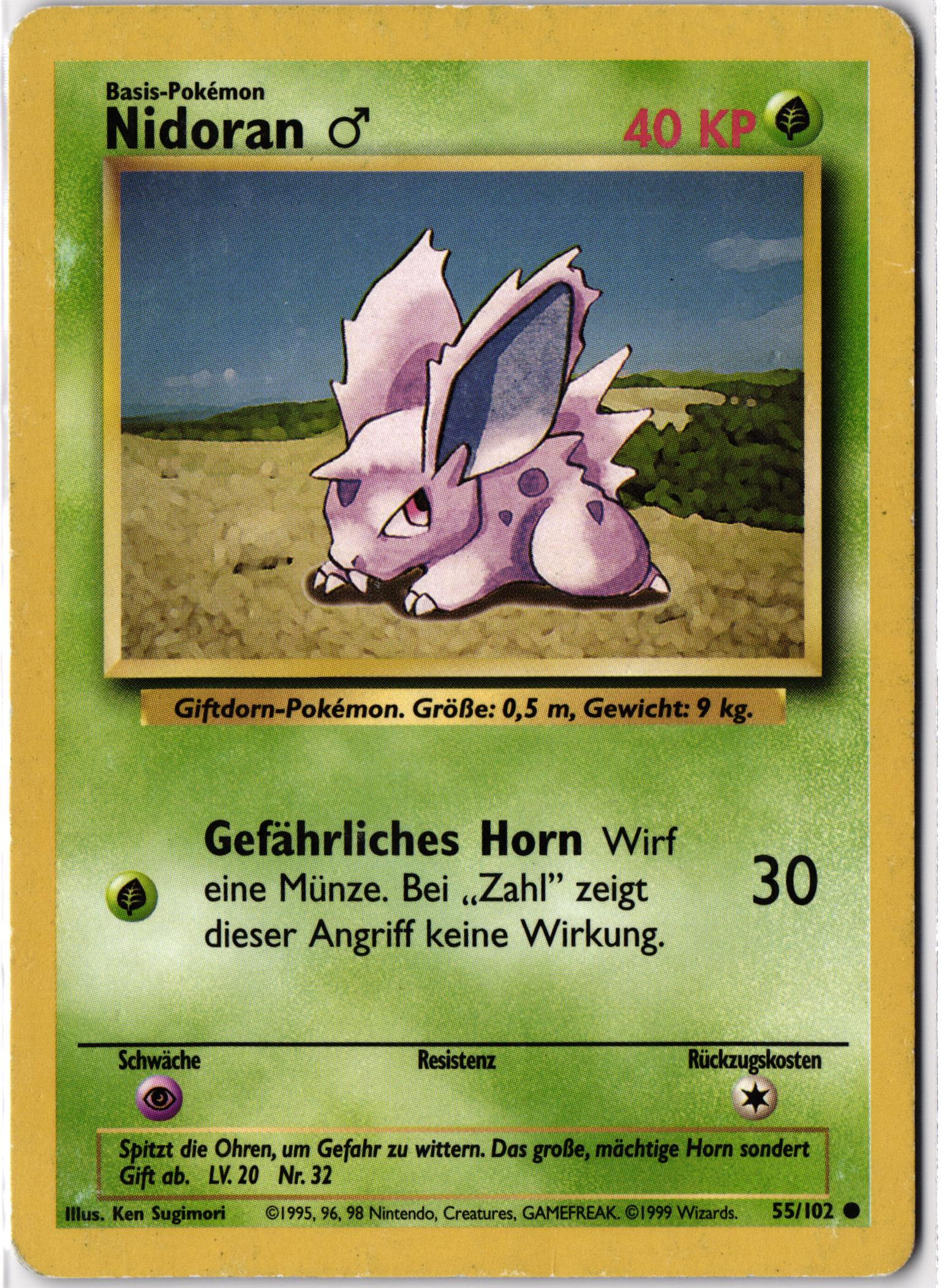Nidoran ♂ – Base Set