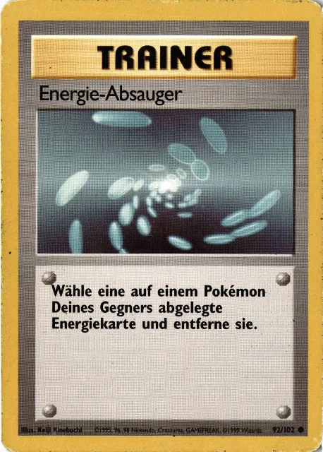 Energie-Absauger Base Set 92/102 Vorderseite